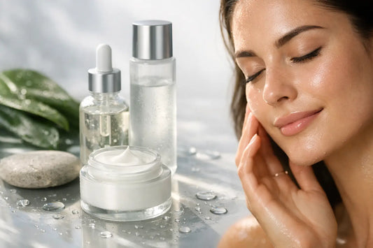 A Moisture Barrier Routine for Lasting Glow